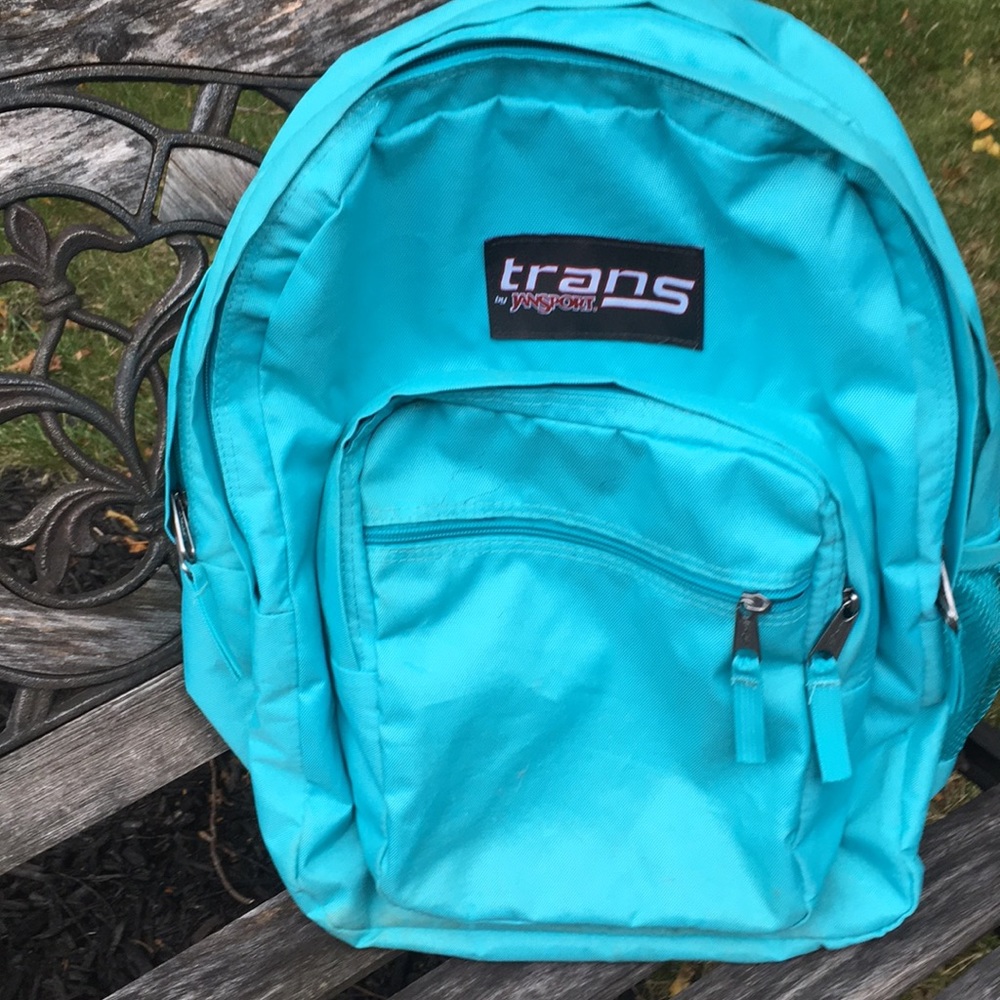 Jansport “Trans” backpack adjustable straps aqua